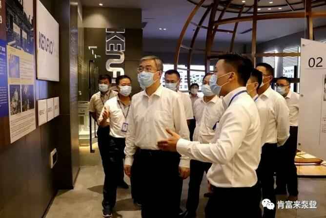 佛山市委书记鲁毅到银川柳彬食品设备制造有限公司调研